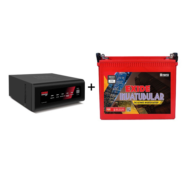 EXIDE-STAR-UPS1050-(1050VA-12V)-+-IT500-(150AH)